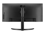 LG 34WQ75C-B Écran LED - incurvé - 34" - 3440 x 1440 UWQHD @ 60 Hz - IPS - 300 cd/m² - 1000:1 - HDR10 - 5 ms - 2xHDMI,DP, USB-C