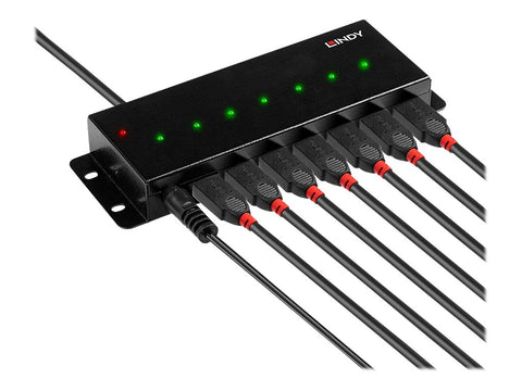LINDY USB 2.0 Metall Hub 7 Port