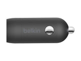 BELKIN 30W USB PD Car Charger With PPS W/PVC C-C 1M BLK