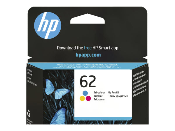 HP 62 original Ink cartridge C2P06AE UUS tri-colour standard capacity 1-pack