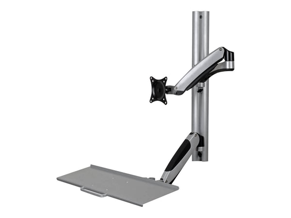 EATON TRIPPLITE Adjustable-Height Wall-Mount Sit-Stand Workstation Single-Display