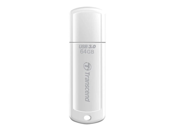 TRANSCEND 64Go Clé USB USB3.1 Gen1 Classique - Blanc