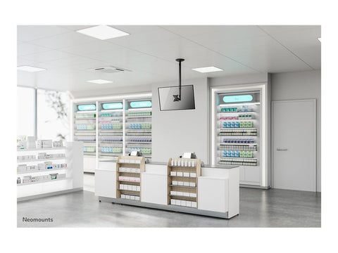 NEOMOUNTS FPMA-C050BLACK Support de plafond pour écran de 10-30p - h 60-85 cm