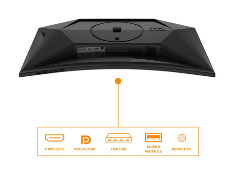 AOC C27G4ZXU 27p 1920x1080 0.3ms 2xHDMI DP USB Black/Grey