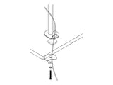 NEOMOUNTS FPMA-D960GROMMET Passe-fil pour support de bureau avecun œillet 10-30p