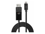 LINDY 3m USB Type C to DisplayPort 4K60 Adapter Cable with HDR