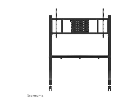 NEOMOUNTS FL50-575BL1 Support au sol mobile pour écran 65-110p - étagère multimédia incluse - installation rapide - TÜV