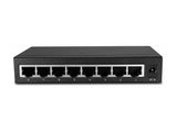 LINDY 8 Port 10/100/1000 GIGABIT Desktop Switch Premium metal case