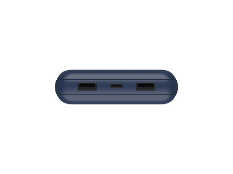BELKIN Powerbank 20K 15W USB-C + 2 USB-A Bleu