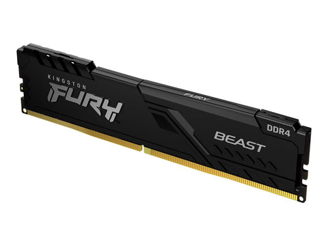 KINGSTON 128Go 3200MHz DDR4 CL16 DIMM Kit of 4 FURY Beast Black