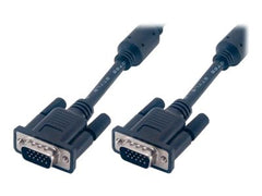 MCL Cable SVGA HD15 male / male surblinde 3 coax + 9 fils - 25m Noir