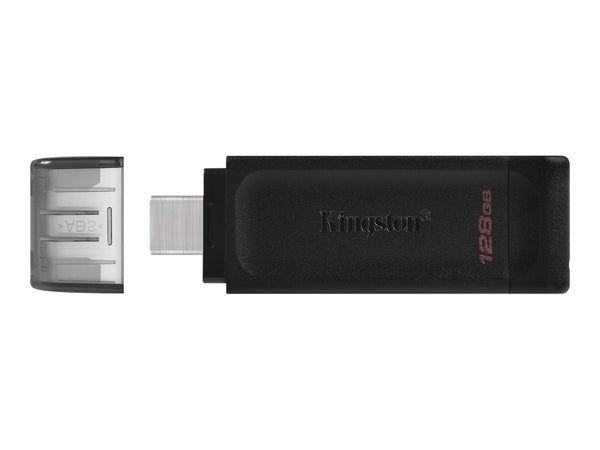 KINGSTON 128Go USB-C 3.2 Gen1 DataTraveler 70