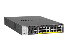 NETGEAR M4300 Managed Switch 16x10GBASE-T Copper Ports APS600W PSU for PoE Applications 500W PoE Budget All Ports PoE +