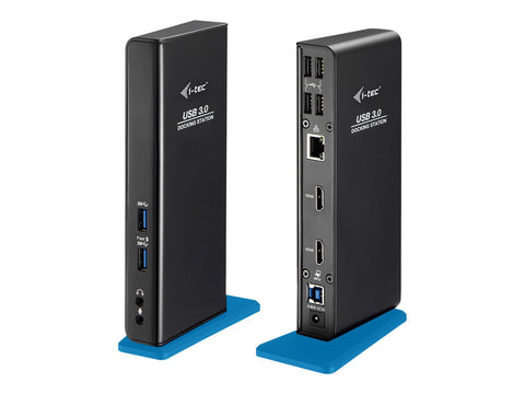 I-TEC USB 3.0/USB-C Dual HDMI Docking Station 2xHDMI 1xGLAN 2xUSB 3.0 4xUSB 2.0 1xAudio 1xMic