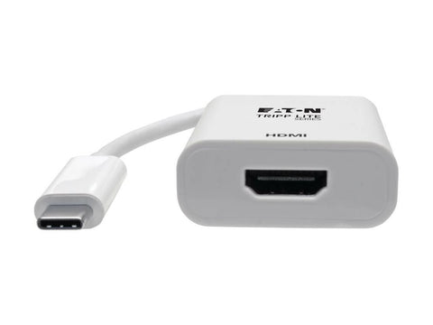 EATON TRIPPLITE USB-C to HDMI Adapter M/F - 4K 60Hz HDCP 2.2 White