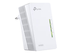 TP-LINK AV600 2-port Powerline WiFi Extender 500Mbps Powerline datarate 300Mbps wireleses N Plug and Play 2 fast ethernet port