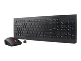 Lenovo Essential Wireless Combo - Ensemble clavier et souris - sans fil - 2.4 GHz - Français - ThinkRed