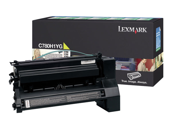 LEXMARK C782, X782e cartouche de toner jaune capacité standard 10.000 pages pack de 1 retour programme