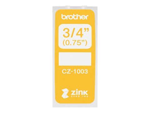 BROTHER CZ-1003 Ruban 19 mm de largeur pour VC-500W