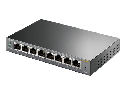 TP-LINK 8-Port Gigabit Desktop PoE Easy Smart Switch, 8 Gigabit RJ45 Ports inkl. 4 PoE Ports, 55W PoE Gesamtleistung