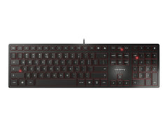 CHERRY KC 6000 Slim Corded Keyboard - USB - BLACK - US-Englisch with EURO Symbol (US)