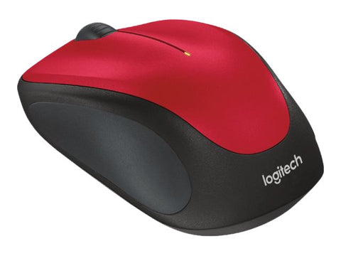 LOGITECH M235 Mouse optical wireless 2.4 GHz USB wireless receiver red