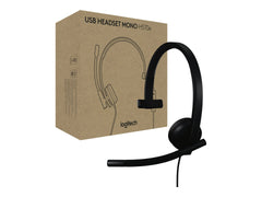 LOGITECH H570e Mono Teams version Headset Black