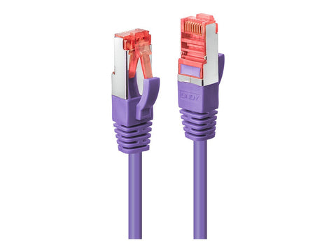 LINDY Cat.6 S/FTP Cable Purple 30m Patch Cable