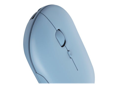 TRUST Souris sans fil PUCK Ultra-plate rechargeable - Bleue