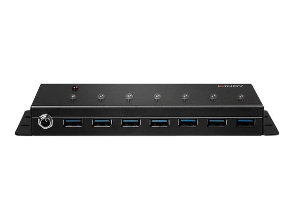 LINDY USB 3.0 Industrial 7 Port Hub Metal
