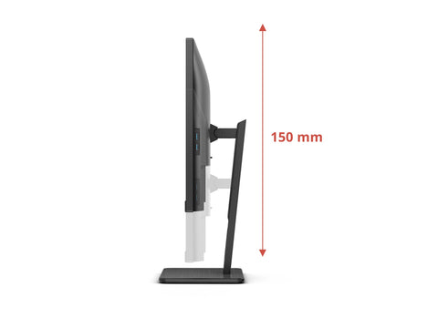 AOC U27E3UF 27p IPS 3840x2160 Monitor 4ms 16:9 2xHDMI DP USB Black