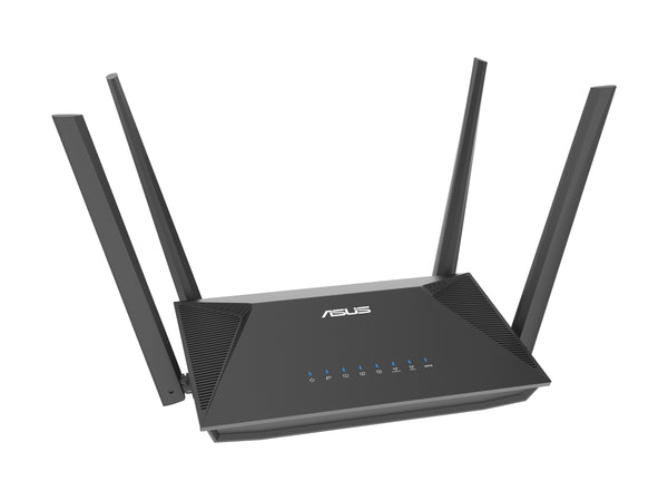 ASUS RT-AX52 AX1800 Dual Band WiFi 6 Extendable Router Instant Guard Parental Controls Built-in VPN AiMesh Compatible