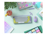 LOGITECH POP Keys Wireless Mechanical Keyboard With Emoji Keys - DayDream Mint Central (FR)