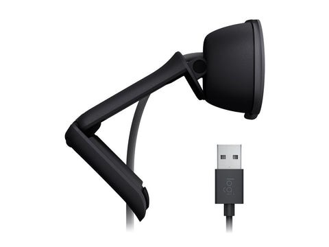 LOGITECH BRIO 100 Webcam colour 2 MP 1920 x 1080 720p 1080p audio wired USB