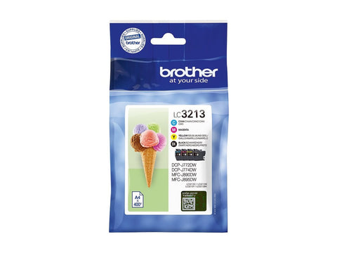 BROTHER LC3213VAL Pack of 4 cartridges black cyan magenta yellow