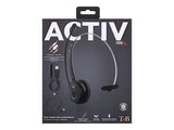 TNB Activ 100M Professional Mono Headset Jack Usb Rj9 Jack Wired Headset With Usb And Rj9 Adaptors Mono Earpad