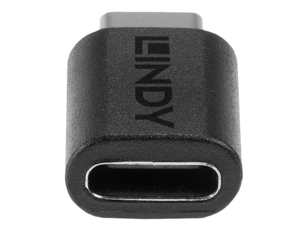 LINDY USB 3.2 Type C to C Adapter USB Type C Female to C Male