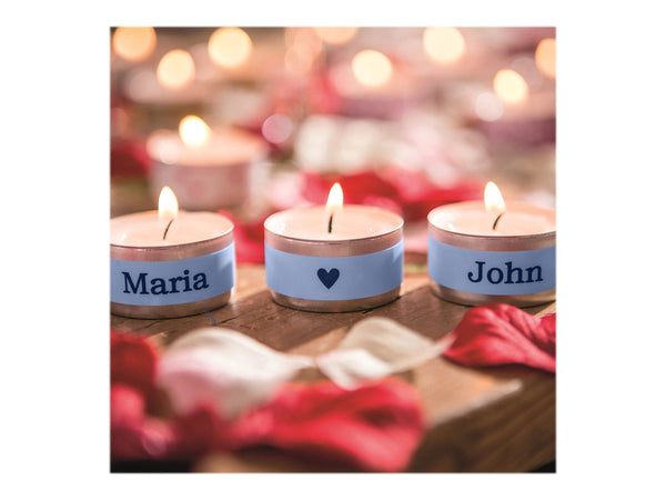 BROTHER Ruban laminé Noir sur Bleu Pastel 12mm (4m)