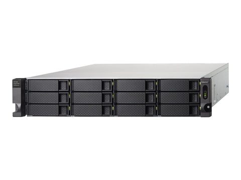 QNAP TL-R1200C-RP 12-bay 2U rackmount USB-C 3.1 Gen2 10Gbps JBOD expansion unit