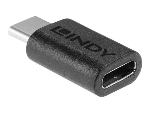 LINDY USB 3.2 Type C to C Adapter USB Type C Female to C Male