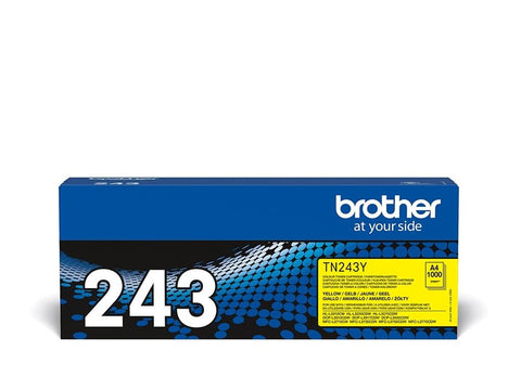 BROTHER TN243Y Toner jaune standard de 1000 pages pour Hl-L32xx DCP-L35xx MFC-L37xx