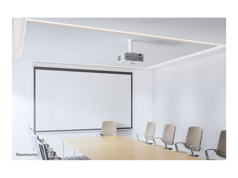 NEOMOUNTS BEAMER-C80WHITE Support de plafond pour vidéoprojecteur - h 13-20 cm - orientable