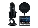 LOGITECH Blue Microphones Yeti 10-Year Anniversary Edition microphone USB blackout