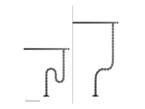 NEOMOUNTS Cable Spine Organizer for sit/stand desk frames screw mounted black
