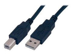 MCL Cable USB 2.0 type A / B male 2m Noir   (P)