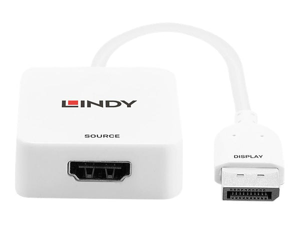 LINDY HDMI 18G to DisplayPort 1.2 Converter Connects an HDMI source to a DisplayPort display
