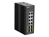 D-LINK 12 Port L2 Managed Switch with 8 x 10/100/1000BaseTX ports & 4 x 100/1000BaseSFP ports