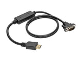 EATON TRIPPLITE HDMI to VGA Active Adapter Cable HDMI to Low-Profile HD15 M/M 3ft. 0.9m