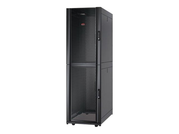 APC NetShelter SX Colocation 2 x 20U 600mm Wide x 1070mm Deep Enclosure with Sides Black