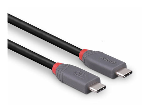 LINDY 0.8m USB 4 240W Type C Cable Anthra Line